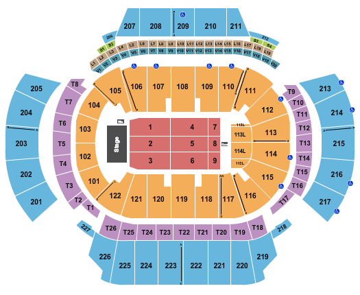 State Farm Arena John Legend Seating Chart